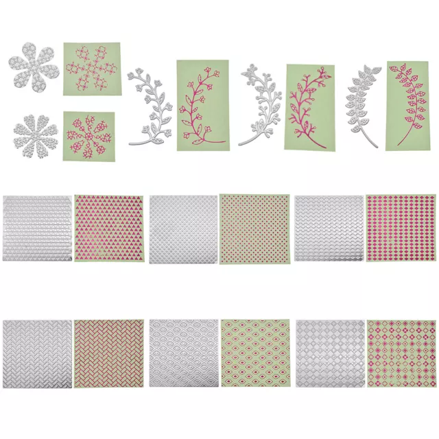 Flower Cutting Dies Hot Stamping Foil Geometric DIY Scrapbooking Embossing Craft