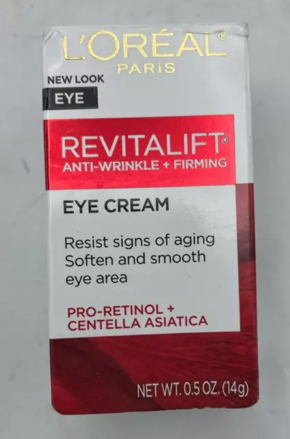 Loreal Paris Eye Revitalift Anti-Wrinkle + Firming Eye Cream 0.5 Oz NEW IN BOX