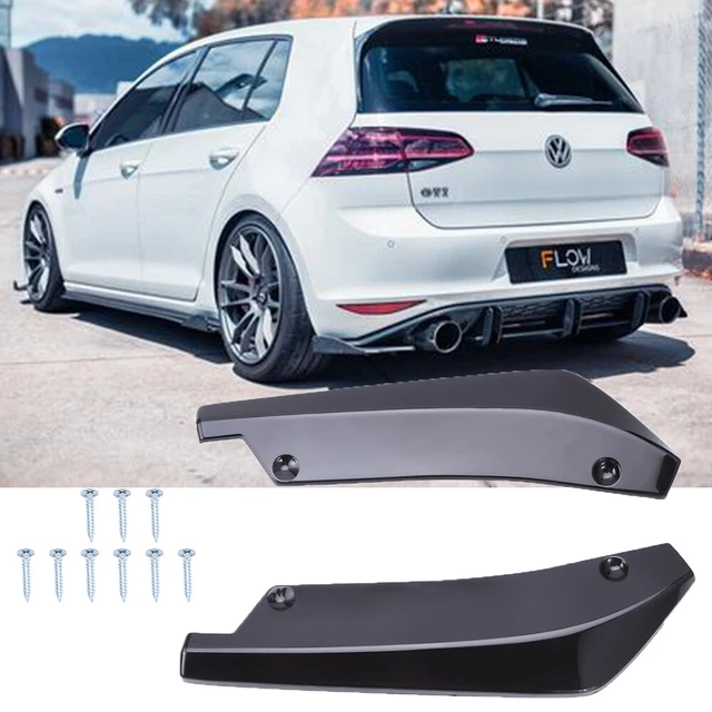 REAR BUMPER LIP Diffuser Side Splitter Valance Spoiler For VW Jetta