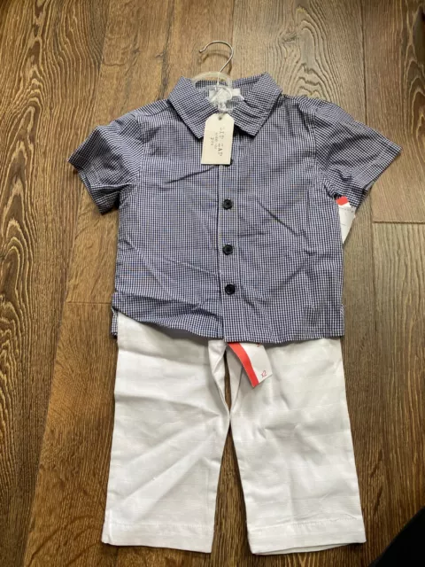 Baby Boys BNWT Zip Zap 2 Piece Smart Outfit Age 18 Months