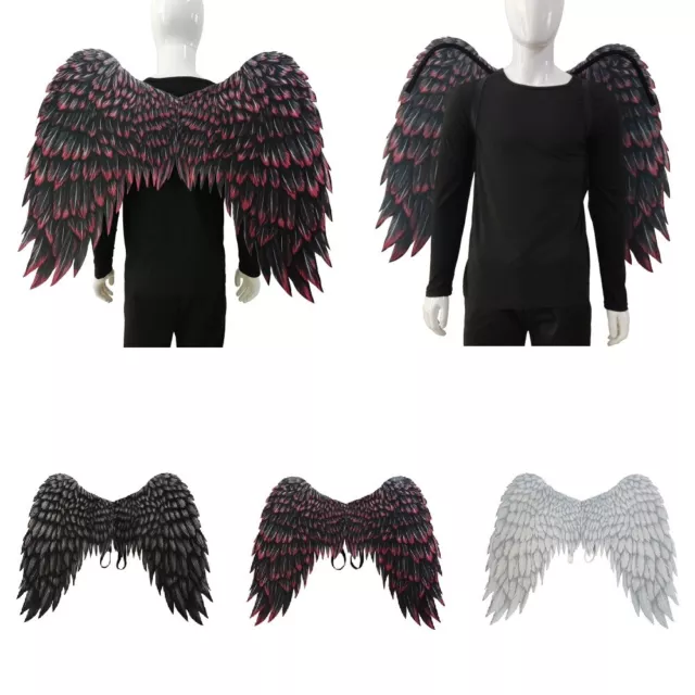 Halloween Large 3D Angel Devil Wing Adult Kid Feather Cosplay Costume Props