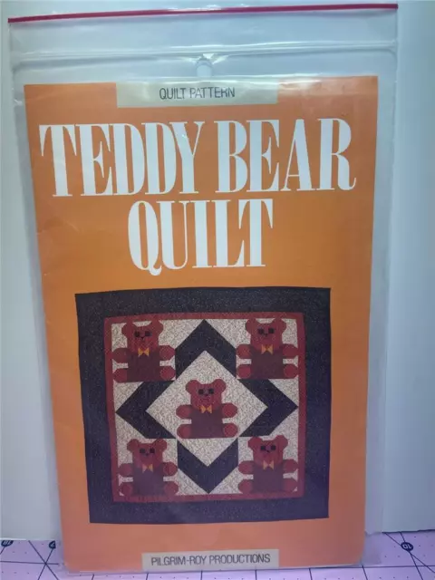 PILGRIM-ROY PRODUCTIONS Quilt Pattern - TEDDY BEAR QUILT 37" x 37"