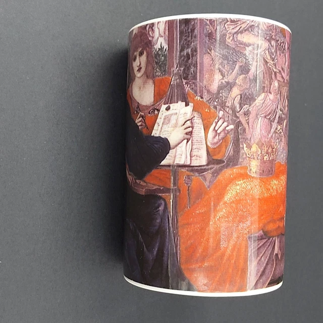 Dunoon Stoneware Mug Pre-Raphaelites, taken from 19th century paintings Scotland 3