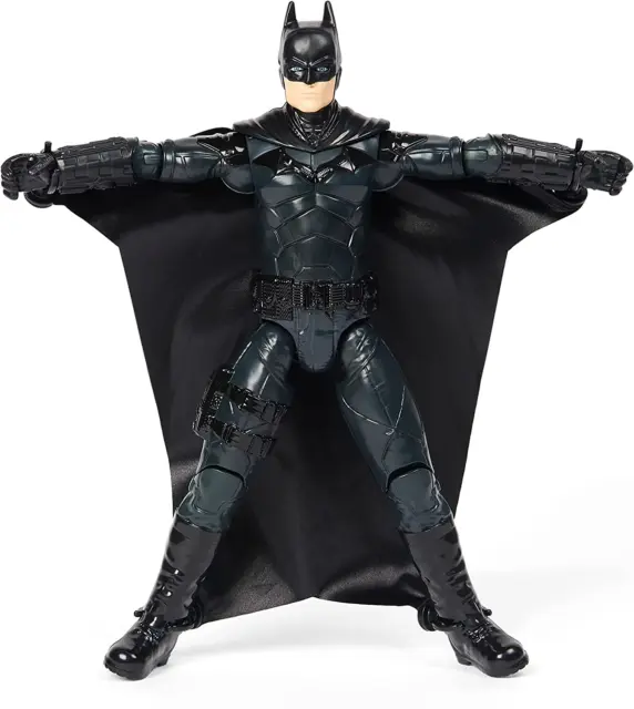 BATMAN - FIGURINE BATMAN 30 CM 2022 - DC COMICS - Figurine Batman Articulée  De 30 cm - Revivez Les Aventures De L'Homme Masqué Ou Créez Vos Propres