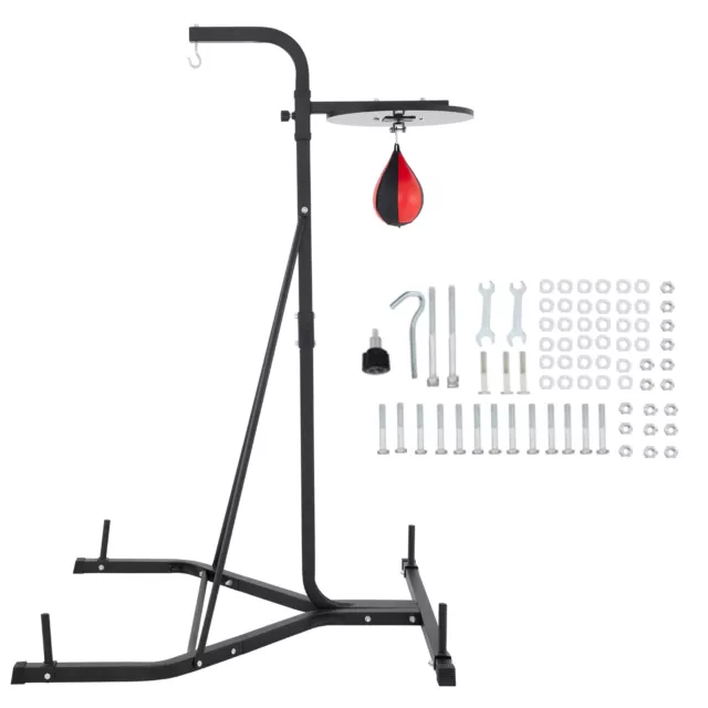 VEVOR Soporte de Saco de Boxeo Altura Ajustable Plegable Fitness Estable Seguro