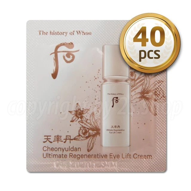 Crème Hydratante The History Of Whoo Vital - 60 Échantillons De 1 Ml, Pour Tous Types De Peau
