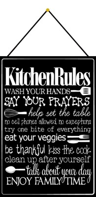 Kitchen Queen Of The Kitchen Panneau Métallique Plaque Voûté Métal en Étain 20 X 30 CM 