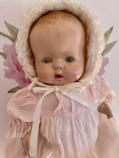 REDUCED! Rare, antique composition horsman baby Buttercup doll. c.1931 Only.