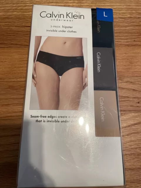LADIES PACK OF 3 Invisible Edge Hipster Knickers From Sophie B