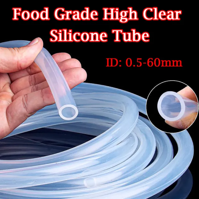Food Grade High Clear Silicone Tube Soft Rubber Beer Milk Transparent Hose Pipe