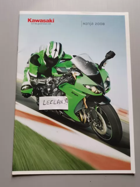 Kawasaki Brochure Catalogue moto Ninja 2008, 16 pages TBE