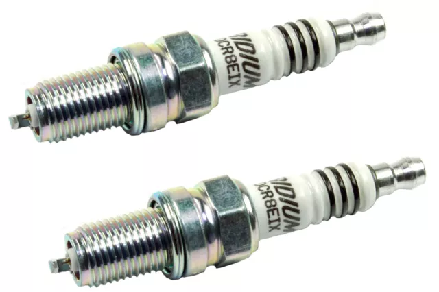 Zündkerze Set 2 Stück NGK Iridium DCR8EIX für Ducati Harley-Davidson Monster SL
