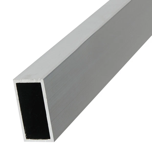 Tube Rectangulaire En Aluminium Brut - Sur Mesure - 40x25 Mm