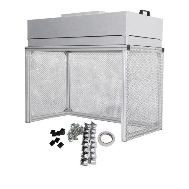 Laminar Flow Hood Clean Bench 110V Dust Free Room Workshop 99.99% HEPA Filter