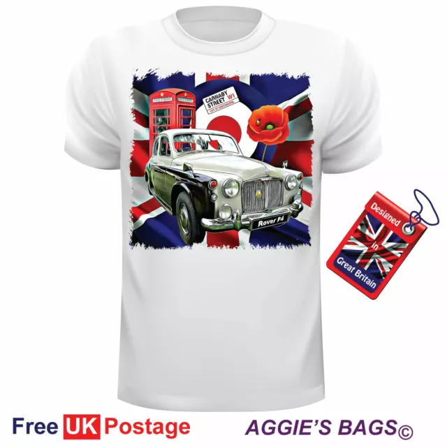 Car Art Design Rover P4 T Shirt Auntie Rover Can Be Personalised Unofficial