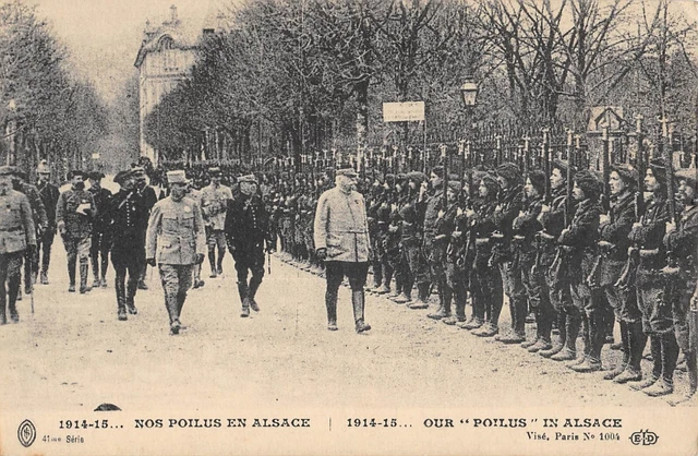 Cpa Guerre Nos Poilus In Alsace
