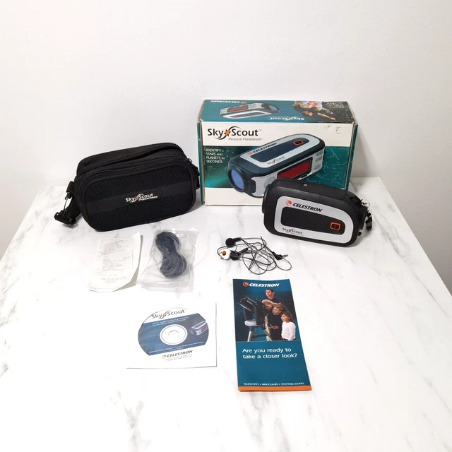 CELESTRON SkyScout Star Locator Mira Planetario Personal Estuche de transporte en caja 🙂