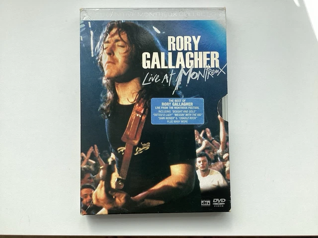 RORY GALLAGHER LIVE at montreux DOUBLE DVD FREE POSTAGE MOORE, VAI