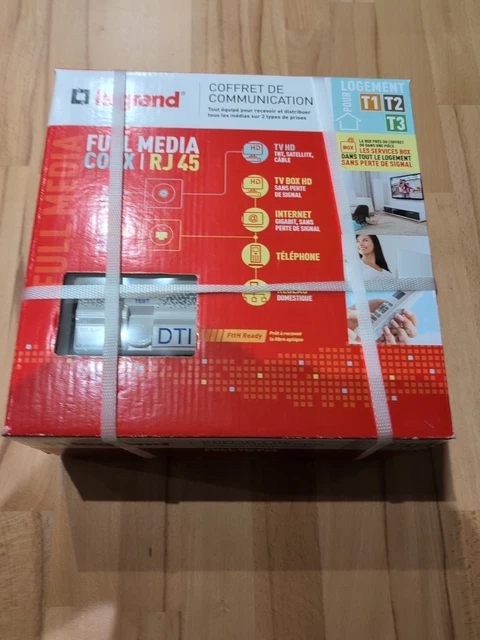 Tableau coffret de communication Legrand Drivia 8 rj45 NEUF Porte Disponible - Bricolage