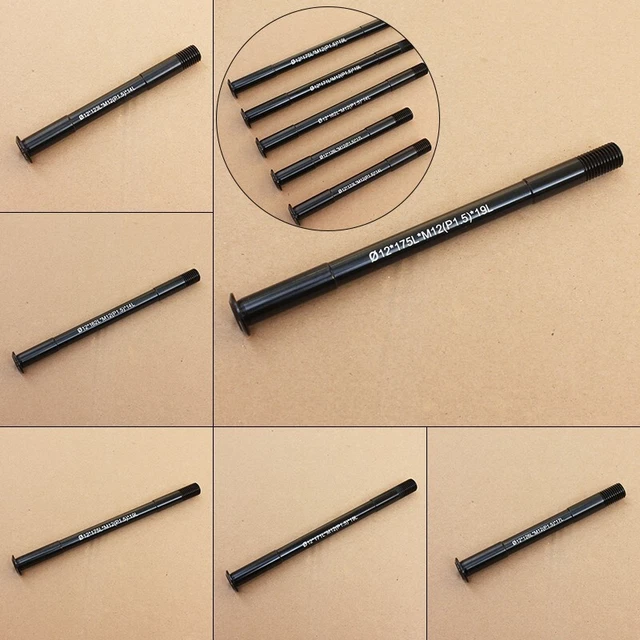 Moyeux avant de vélo à travers l'essieu Boost, arbre de tube de vélo pour fourche, accessoires