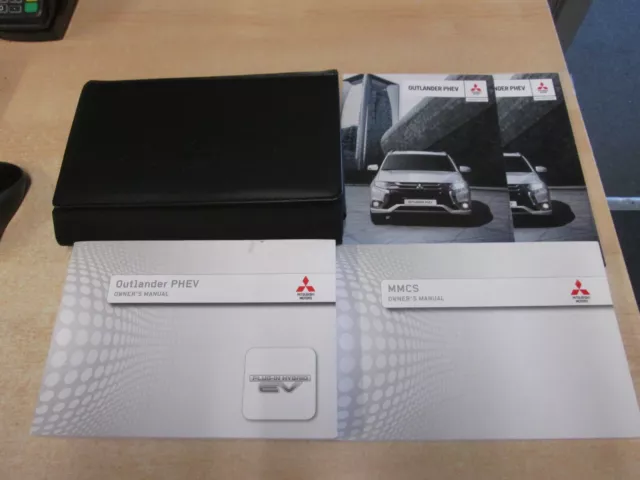 Mitsubishi Outlander Phev Owners Pack / Handbook / Manual + Wallet 15~18 (2016)