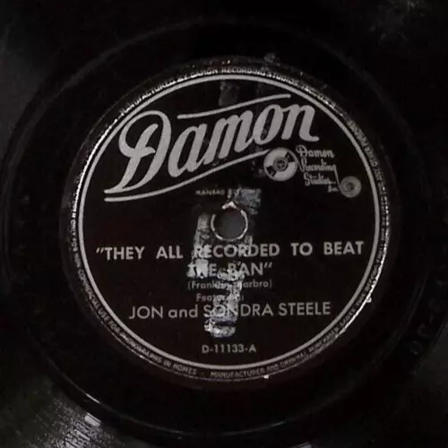 Jon And Sondra Steele They All Recorded To Beat The Ban/My Happiness  78  184-87