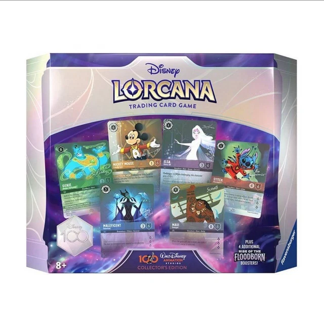 LORCANA RISE OF The Floodborn Disney 100 Collectors Edition Gift Set (PRE ORDER) 180.00 PicClick