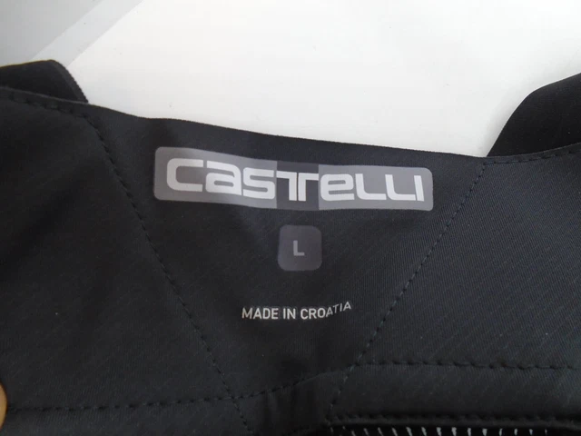 Castelli Free Aero Pro Men's Bib Short Size Large DARK GRAY/WHITE  ! 4