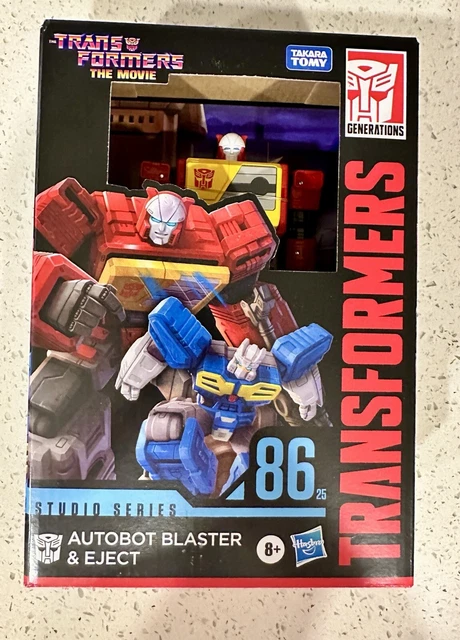 Figurine Transformers Studio Series 86 – Autobot Blaster Avec Eject, Édition Cartoon