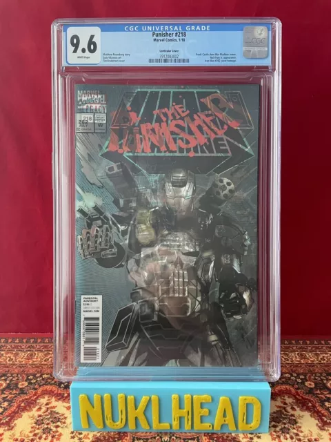 Punisher #218 Marvel 2018 Lenticular Cover NM CGC 9.6 Frank Castle War Machine