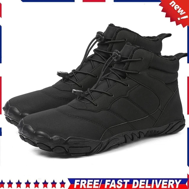 MEN WINTER BOOTIES Waterproof Hiking Shoes NonSlip Plus Lining for