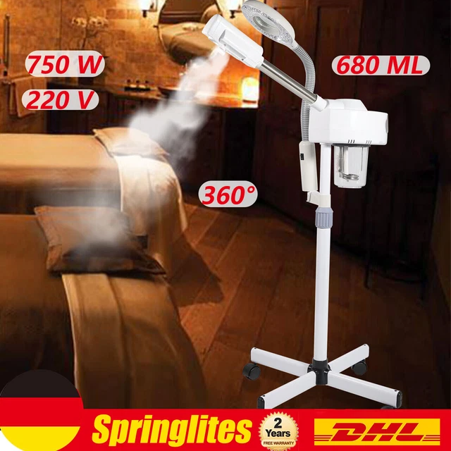 Vaporizzatore viso vaporizzatore con lente di ingrandimento dispositivo a vapore per viso sauna viso