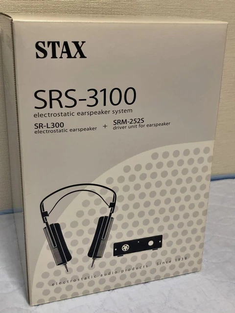 STAX Condenser Type Ear Speaker System STAX SRS-3100 SR-L300+SRM-252S Set STAX Condenser Type Ear Speaker System STAX SRS-3100 SR-L300+SRM-252S Set