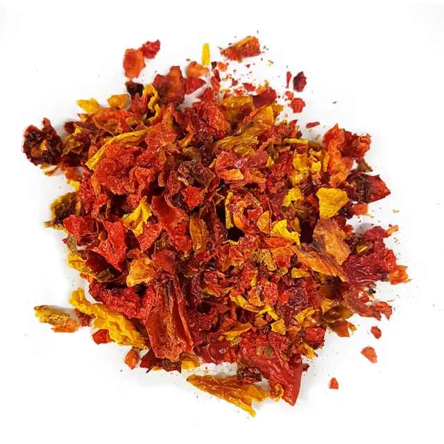 Chilli Flakes. Hells Flakes - Ghost Pepper - Moruga Scorpion - Carolina Reaper 2