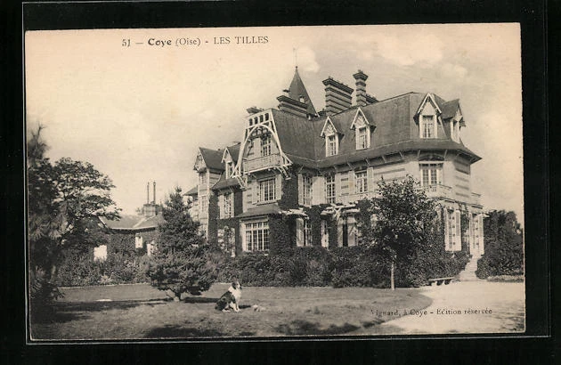 CPA Coye, Les Tilles