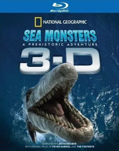 Sea Monsters 3D 2D - National Geo A Prehistoric Adventure (Blu-ray)  Region B