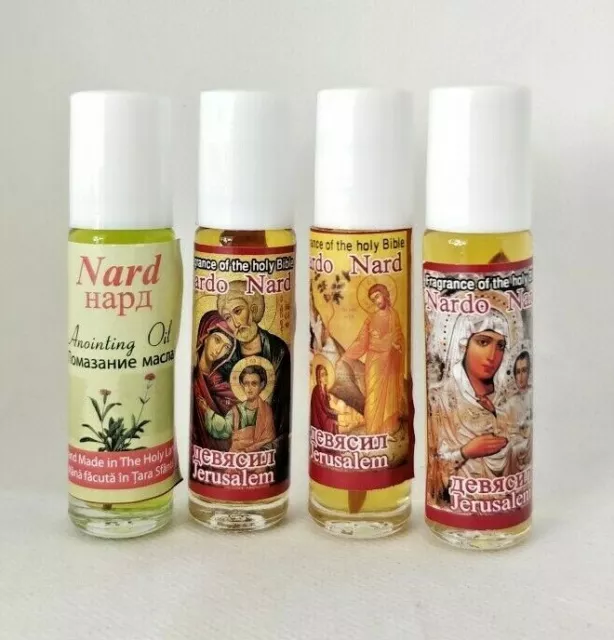 Mary Magdalena 100% Nard Anointing Oil with Olive leaf from Jerusalem, Holy Land