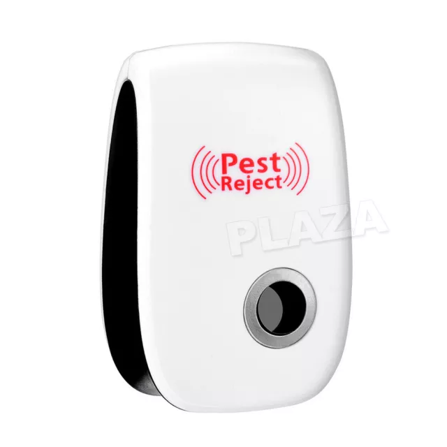 4X Ultrasonic Electronic Pest Mouse Cockroach Repeller Reject Insect Killer AU 2