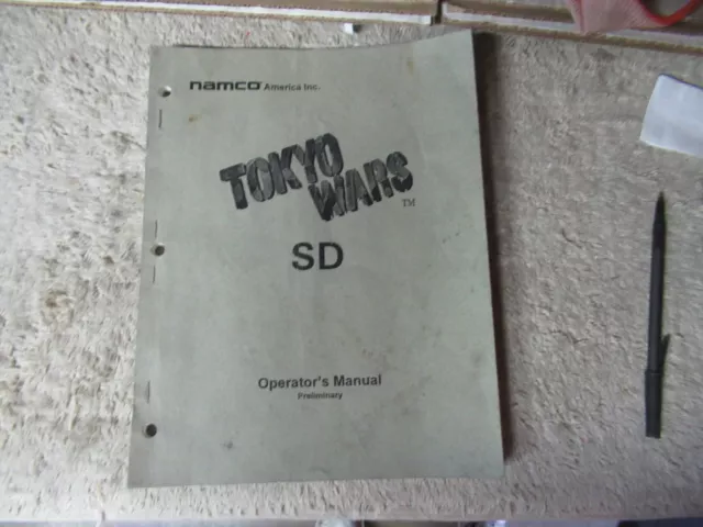 Manual de videojuegos TOKYO WARS Namco 2