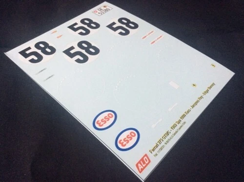 Décalcomanies 1:43 Ferrari 275 GTB #54 Targa Florio 1966 - Marchesi/Sinibaldi - ALO Decals
