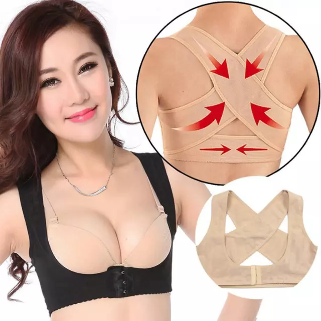 X Strap Women Posture Corrector Shoulder Chest Vest Brace Back Support Belt