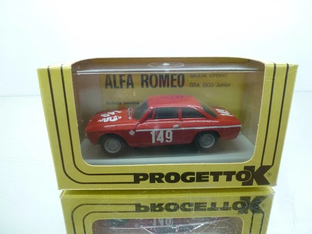 Progetto K - made in Italy 1:43 - Model race car - ref. #RAC006 Alfa Romeo Giulia Coupé GTA