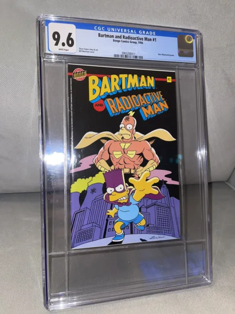 Bartman And Radioactive Man #1 Hero Illustrated Ashcan Cgc 9.6 Bongo Comics 1994