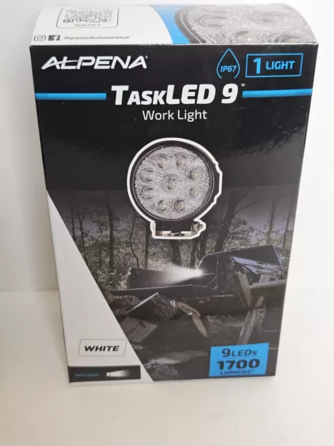 Alpena Spotfire 9 LED work light  #71049 , 1700 lumens