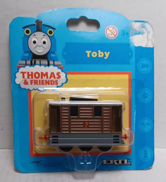 Thomas the Train Ertl Toby Tram Car Friends Diecast Rare Vintage 2001 NEW NIB
