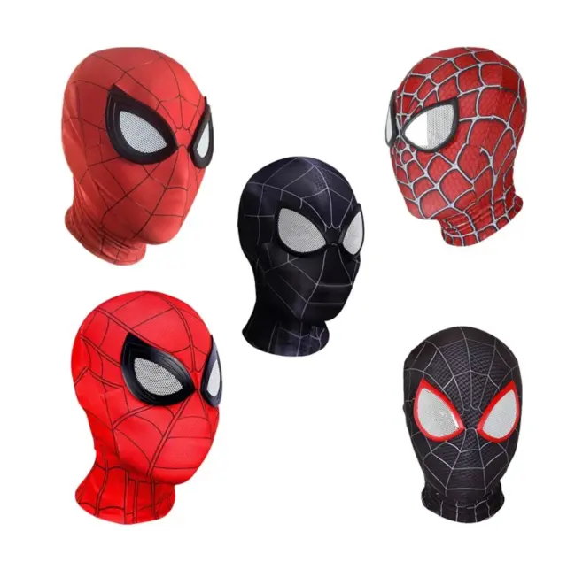 Spiderman Mask Cosplay Costume Spider-Man Kids/Adult - Multiple Variants - UK