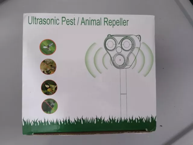 Solar Power Ultrasonic Pest/Animal Repeller
