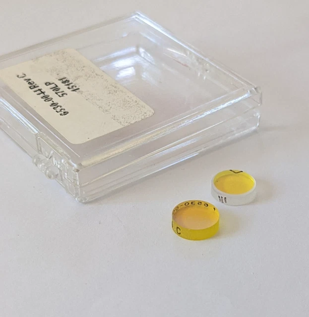 (2)  Spectra  Physics:  High Power Coated Laser Optic Cavity Lens 570LP 10mm