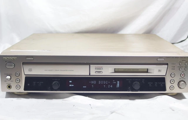 ジャンク ソニー コンパクトディスク・ミニディスクデッキ　MXD-D400 Yahoo!オークション - ジャンク品 ／ SONY MXD-D400 ／ CDデッキ
