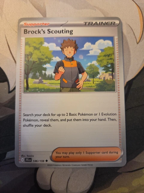 BROCK'S SCOUTING - 146/159 - Uncommon Regular - Pokemon Journey Together -  NM $1.99 - PicClick CA